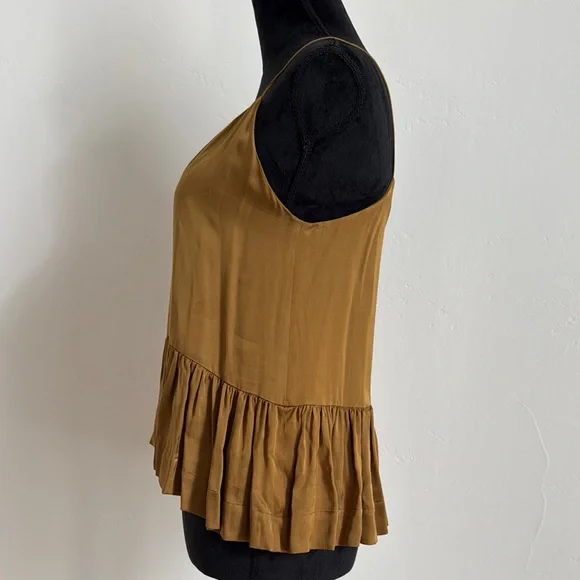 Sandro Golden mustard Camisole Top - Picture 3 of 13